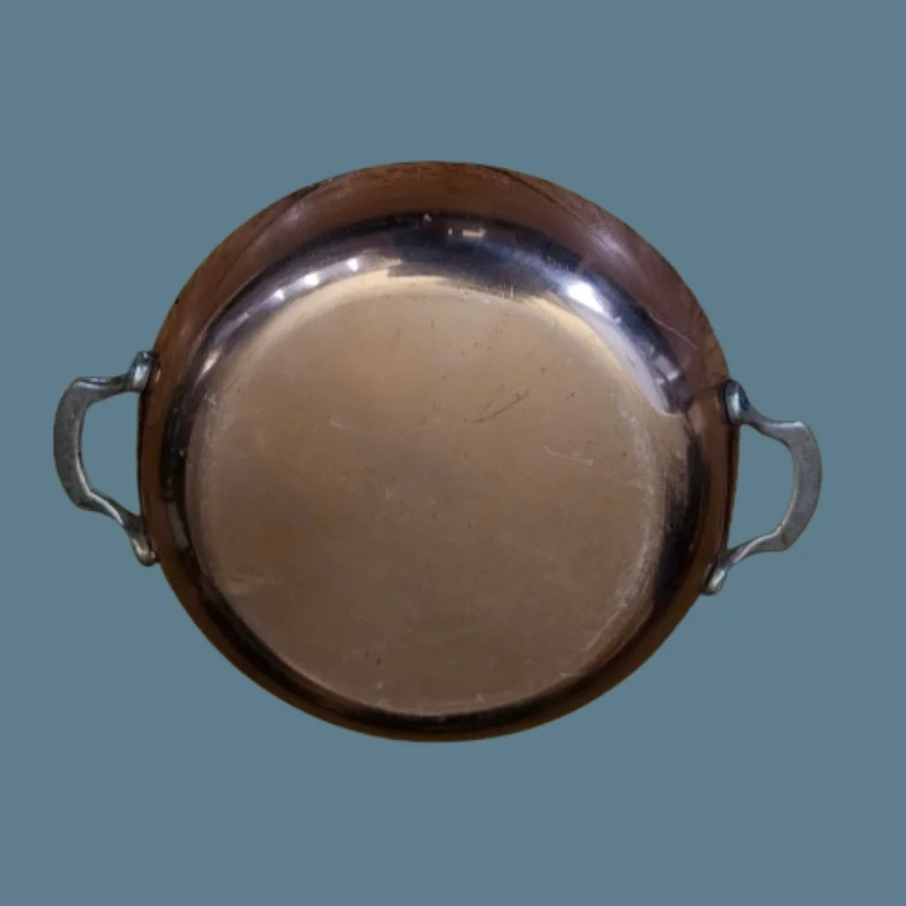 *Sotal Copper, Brass Fry Pans Vintage Set of 3 Tin-lined With Other